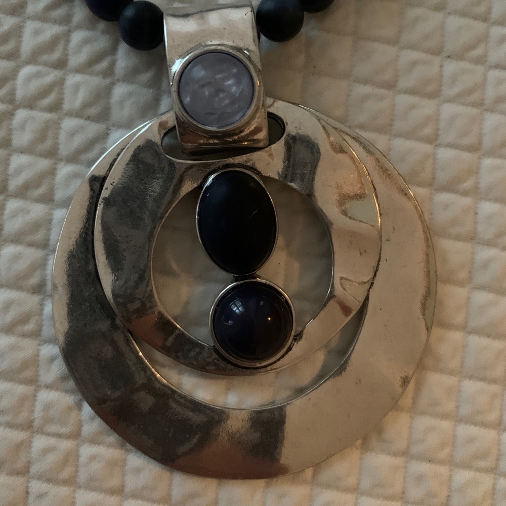 Chico’s oversize pendant necklace.